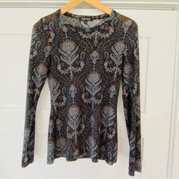 Gorgeous Karen Kane Mesh Stretch Top XL - Picture 3 of 8